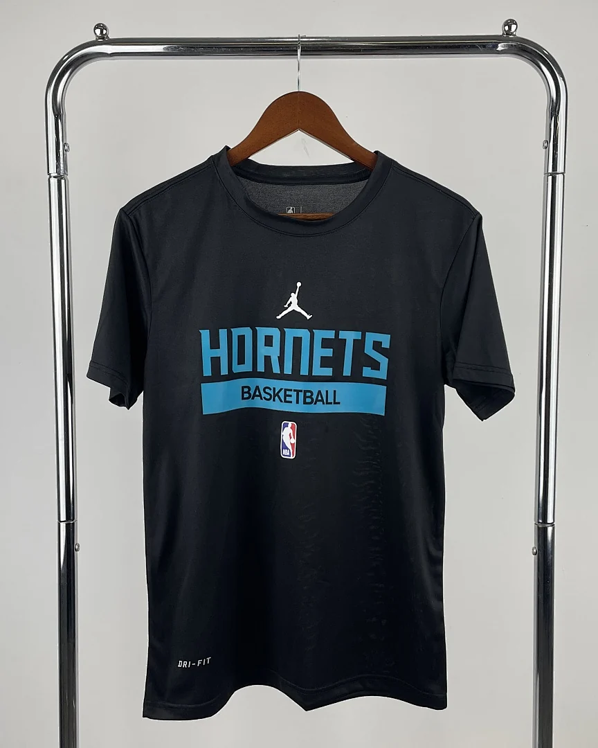 Camisola de Treino NBA Charlotte Hornets Preta 2023