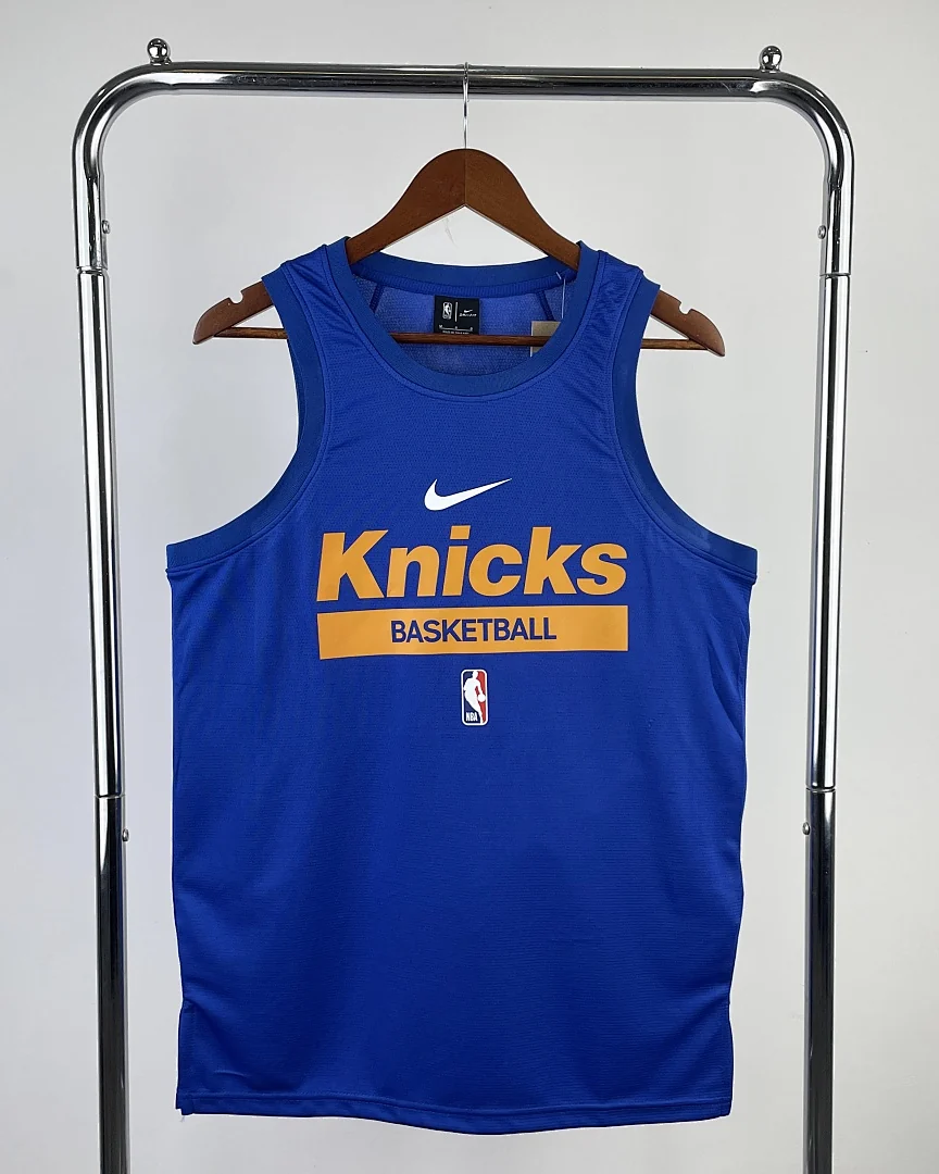 Camisola de Treino sem Mangas NBA New York Knicks Azul 2023
