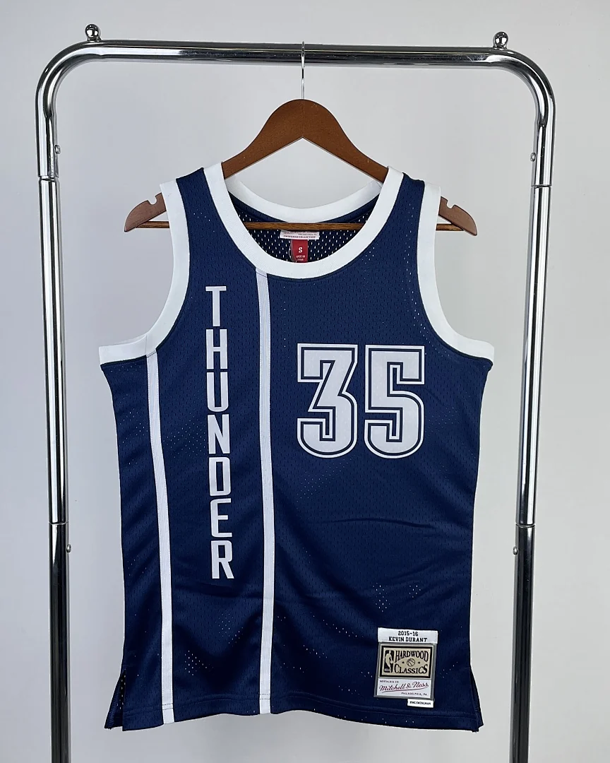 Camisola NBA Oklahoma City Thunder Kevin Durant #35 Retro Mitchell & Ness 15/16