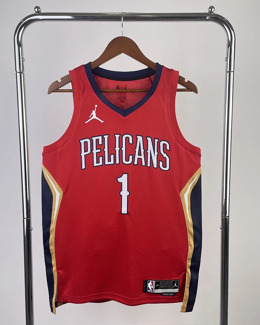 Camisola NBA New Orleans Pelicans Zion Williamson #1 Jordan 2023