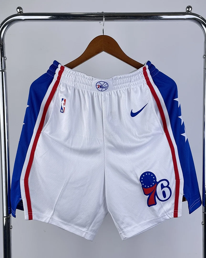Calções NBA Philadelphia 76ers Branco