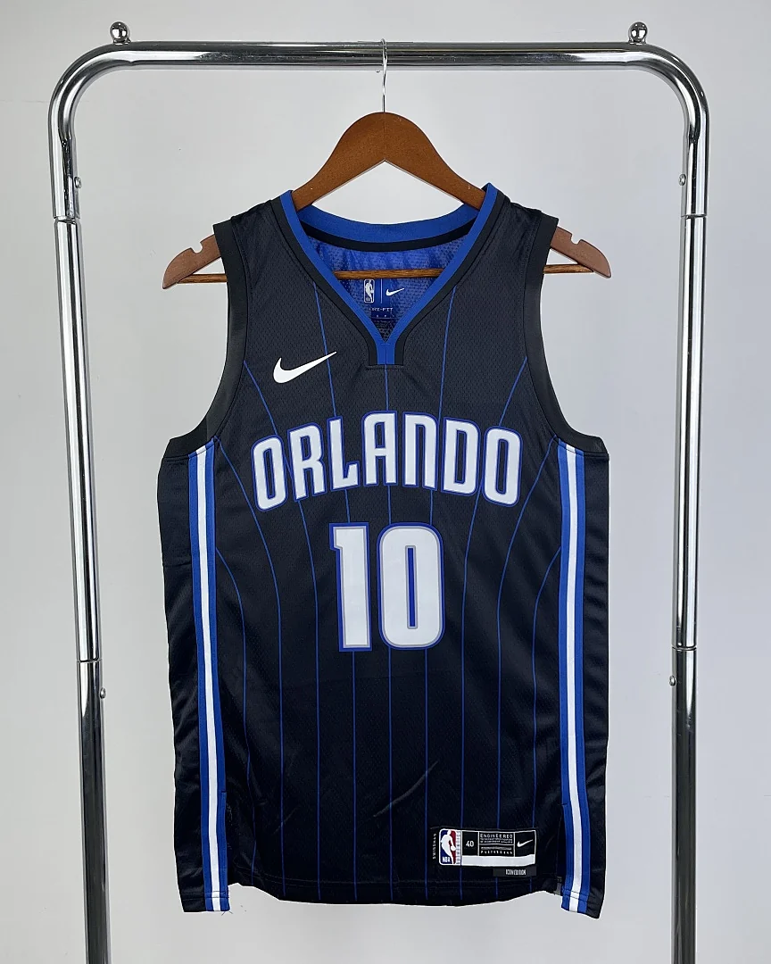 Camisola NBA Orlando Magic Bol Bol #10 Preta 2023