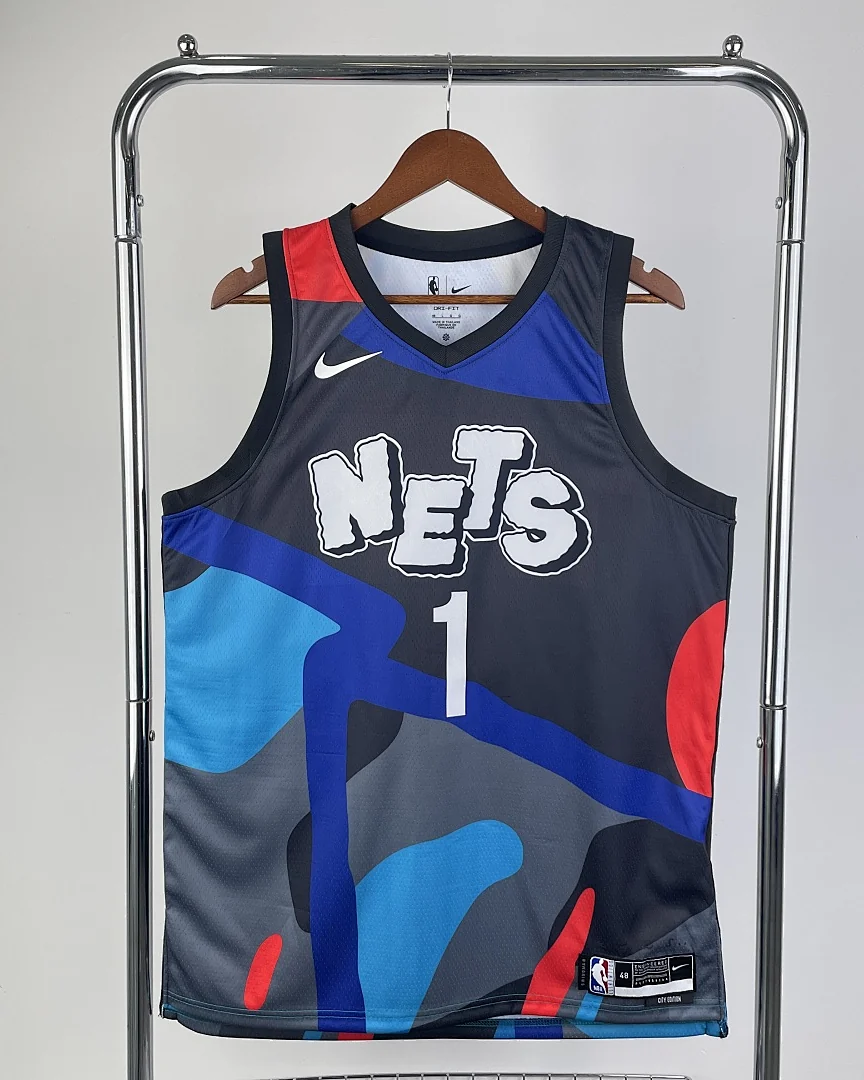 Camisola NBA Brooklyn Nets Mikal Bridges #1 Edição Especial 2024