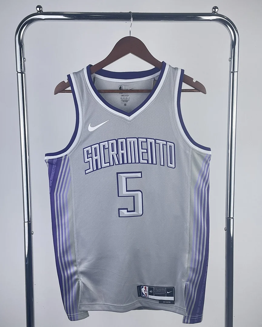 Camisola NBA Sacramento Kings De'Aaron Fox #5 Edição Especial 2023