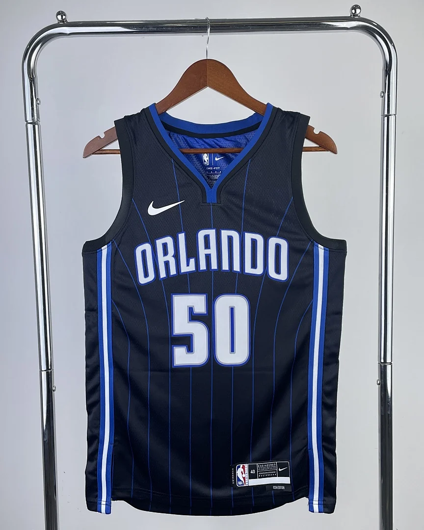 Camisola NBA Orlando Magic Cole Anthony #50 Preta 2023