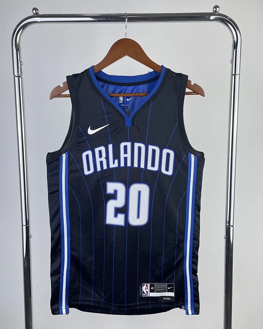 Camisola NBA Orlando Magic Markelle Fultz #20 Preta 2023