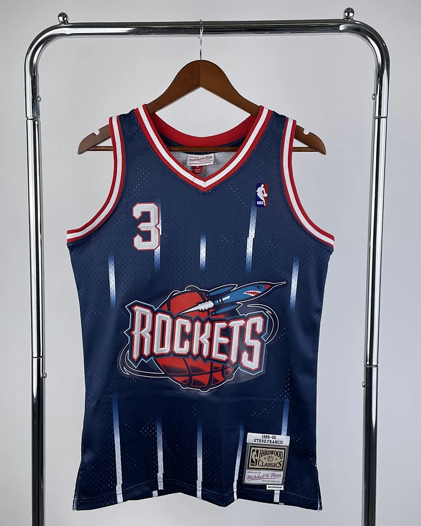 Camisola NBA Houston Rockets Steve Francis #3 Retro Mitchell & Ness 1999/00