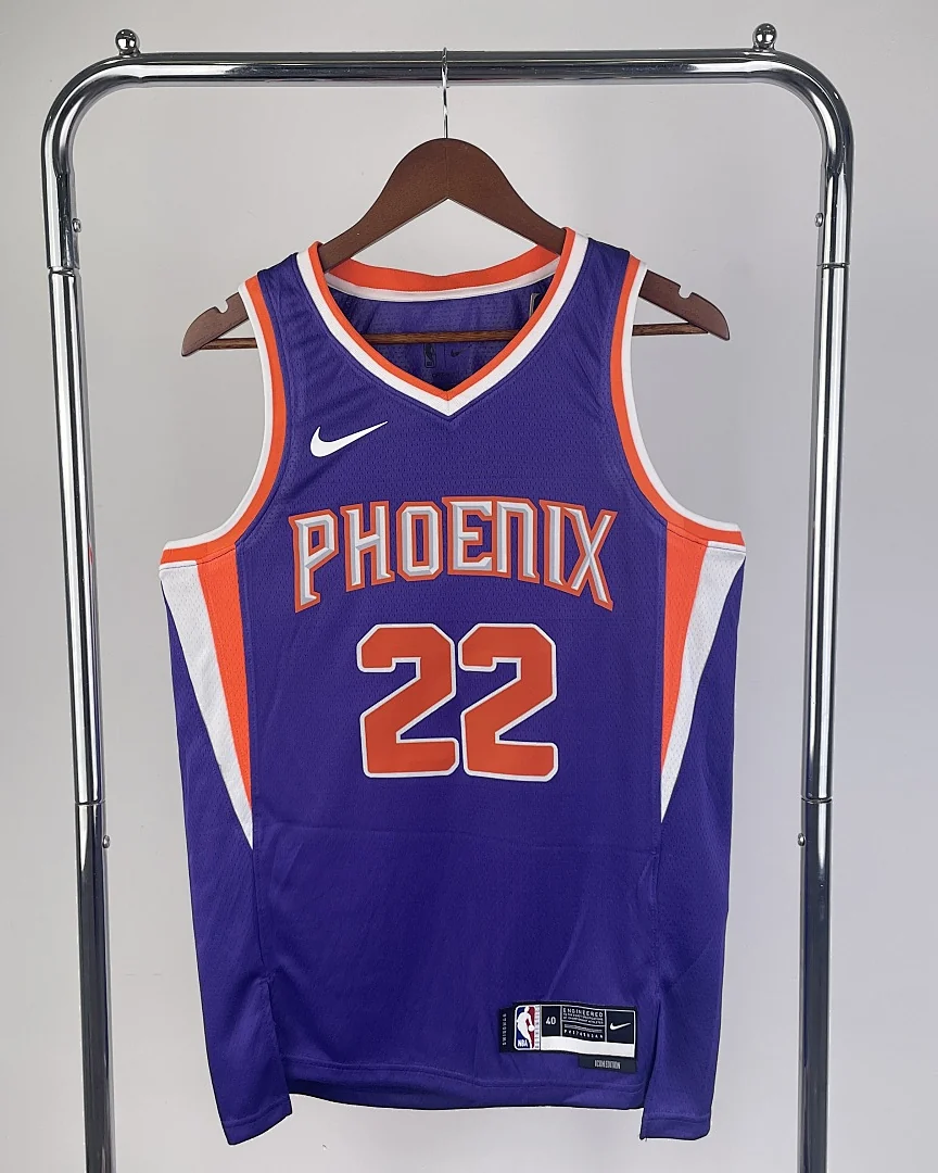 Camisola NBA Phoenix Suns Deandre Ayton #22 Roxa 2023