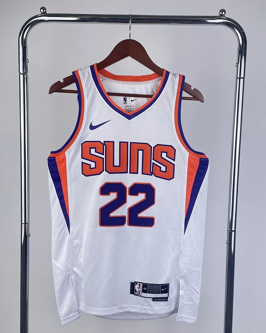 Camisola NBA Phoenix Suns Deandre Ayton #22 Branca 2023