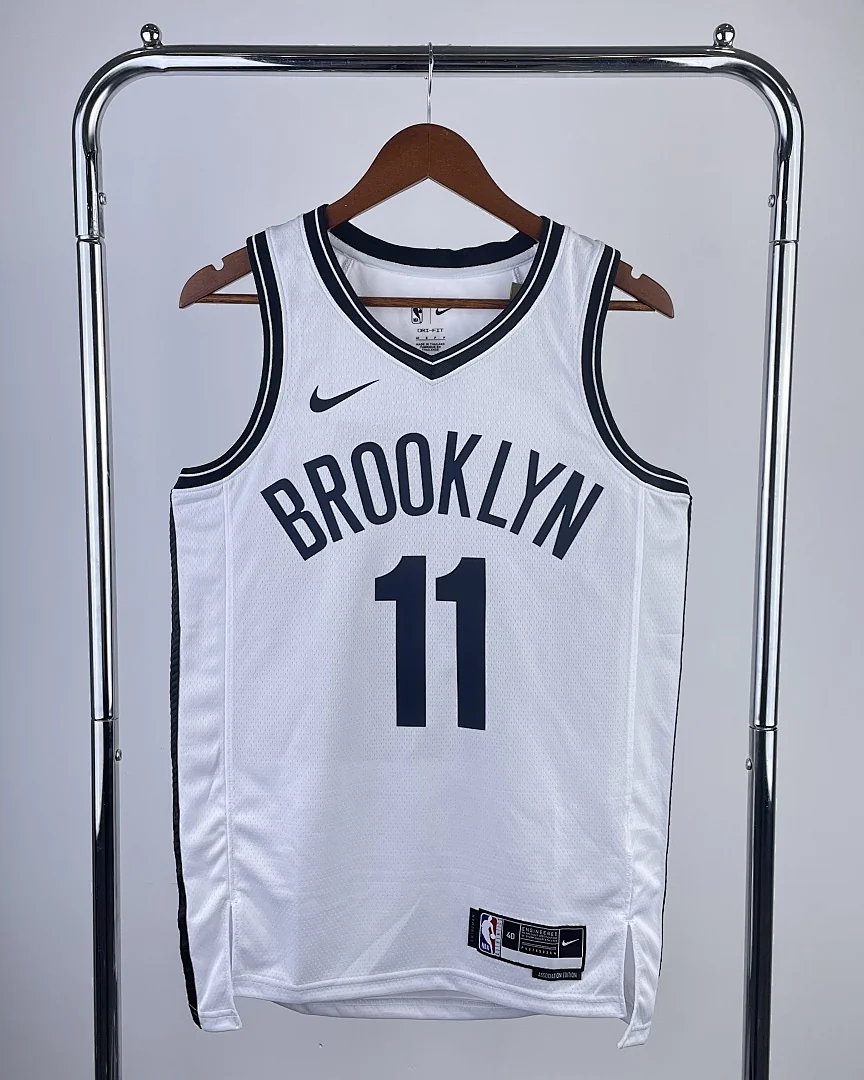 Camisola NBA Brooklyn Nets Kyrie Irving #11 Branca 2023