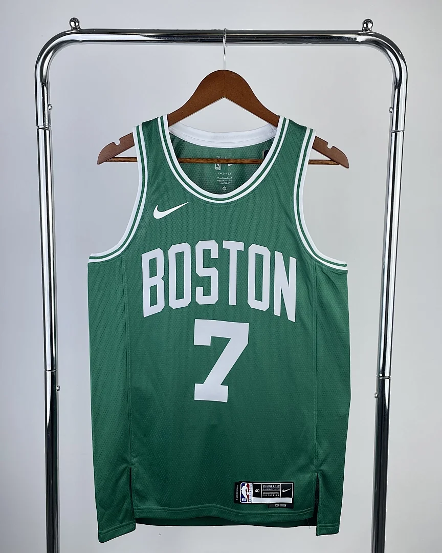 Camisola NBA Boston Celtics Jaylen Brown #7 Verde 2023