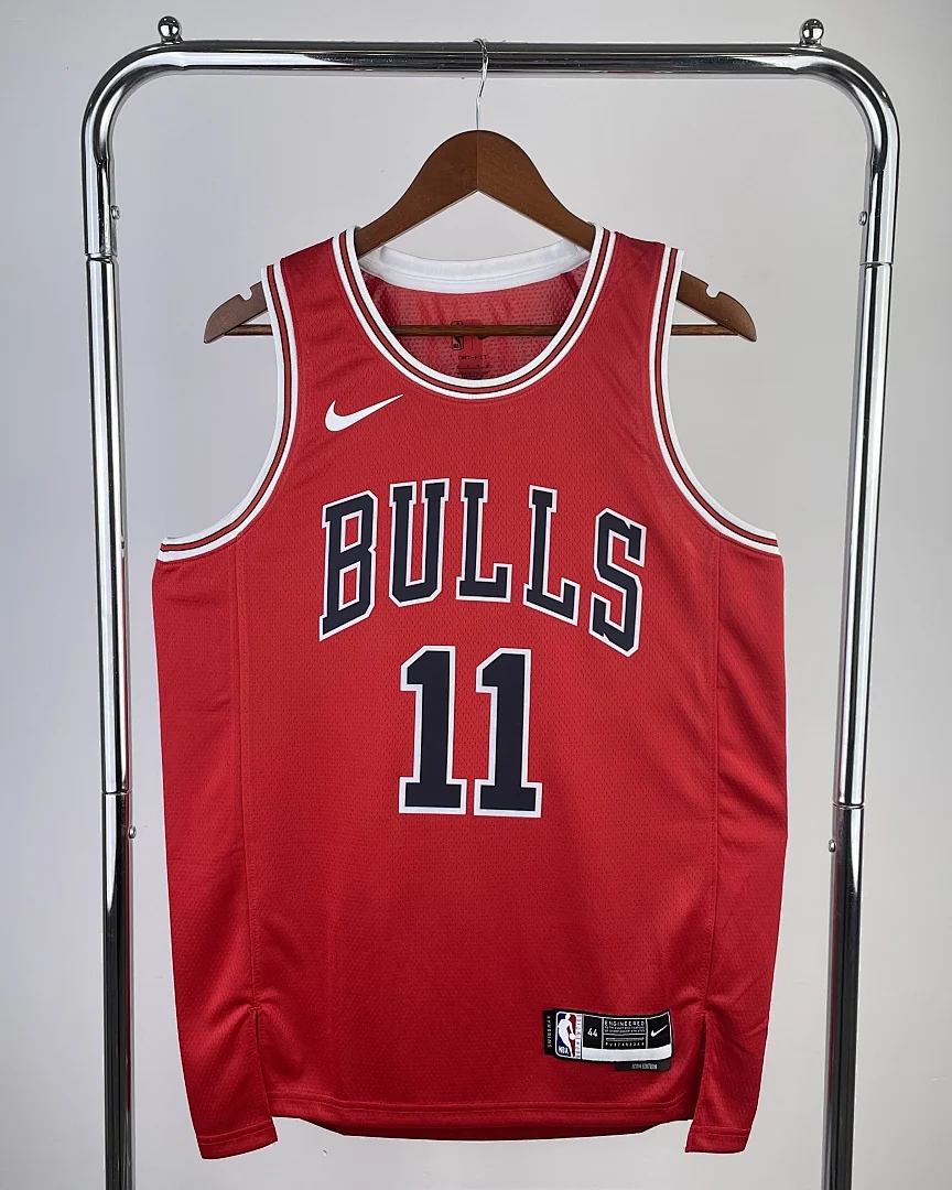 Camisola NBA Chicago Bulls DeMar DeRozan #11 Vermelha 2023