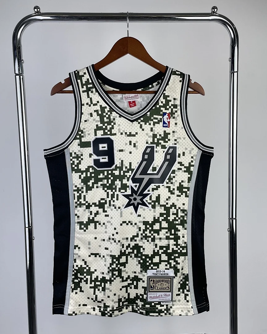Camisola NBA San Antonio Spurs Tony Parker #9 Retro Mitchell & Ness 13/14