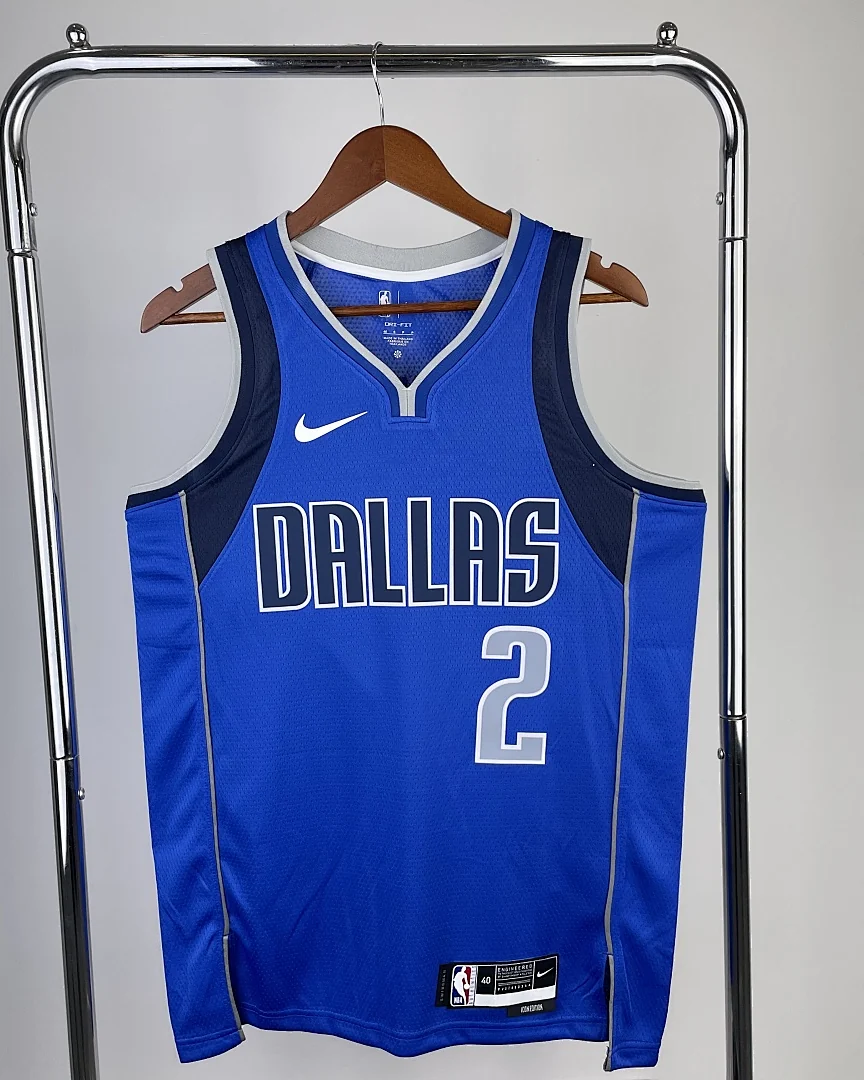Camisola NBA Dallas Mavericks Kyrie Irving #2 Azul 2023