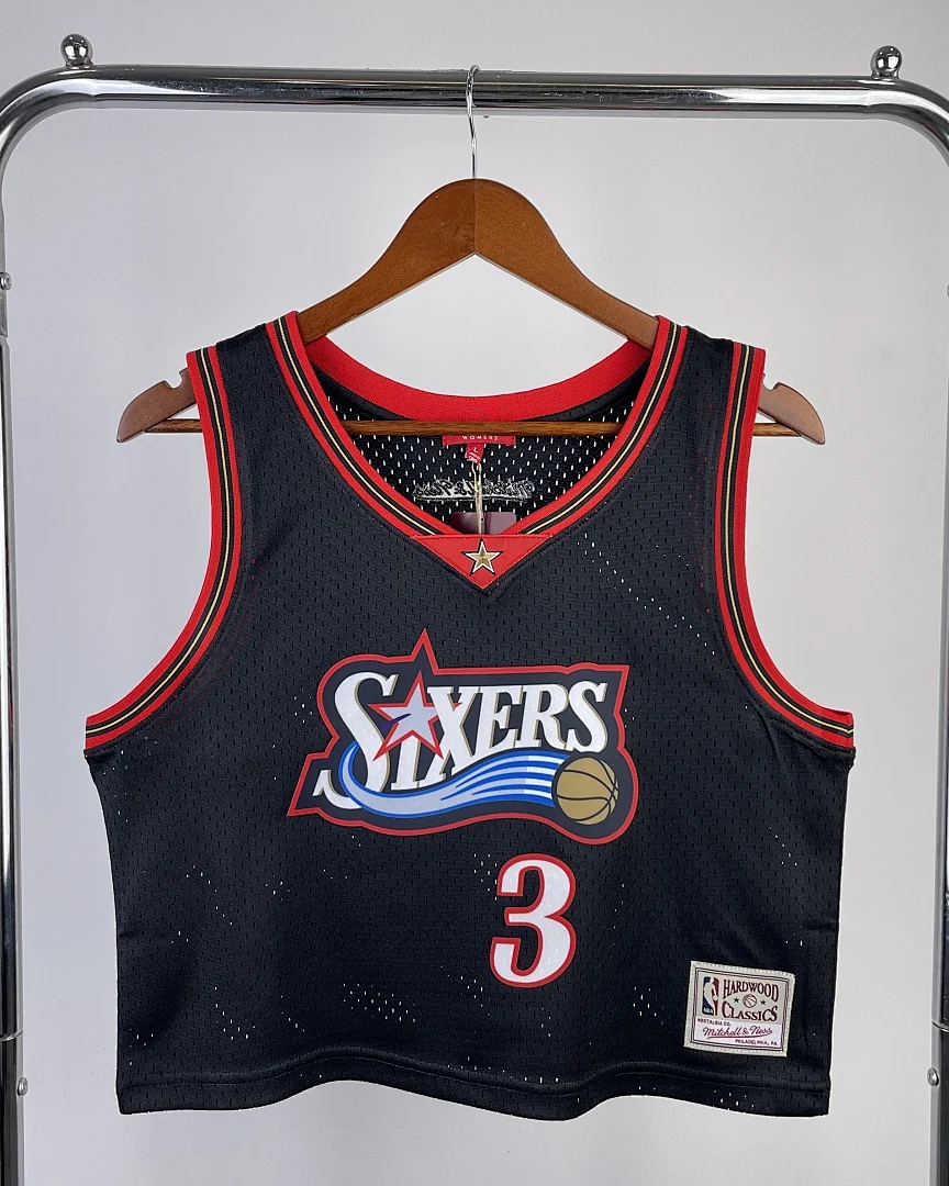 Camisola NBA Philadelphia 76ers Allen Iverson #3 Mitchell & Ness Mulher