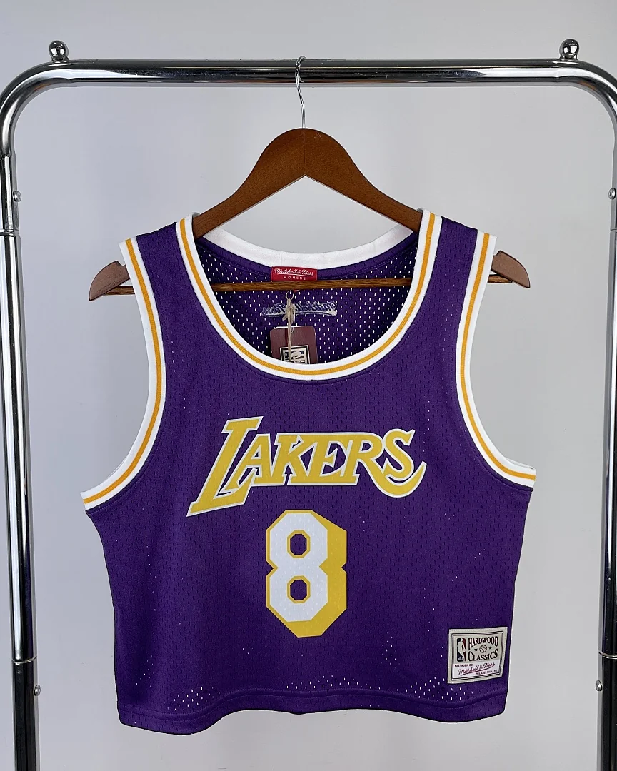Camisola NBA Los Angeles Lakers Kobe Bryant #8 Mitchell & Ness Mulher Roxa
