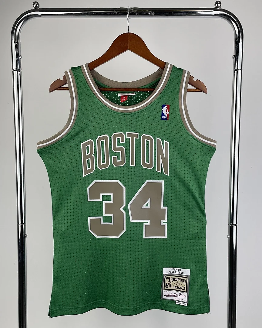 Camisola NBA Boston Celtics Paul Pierce #34 Retro Mitchell & Ness 07/08