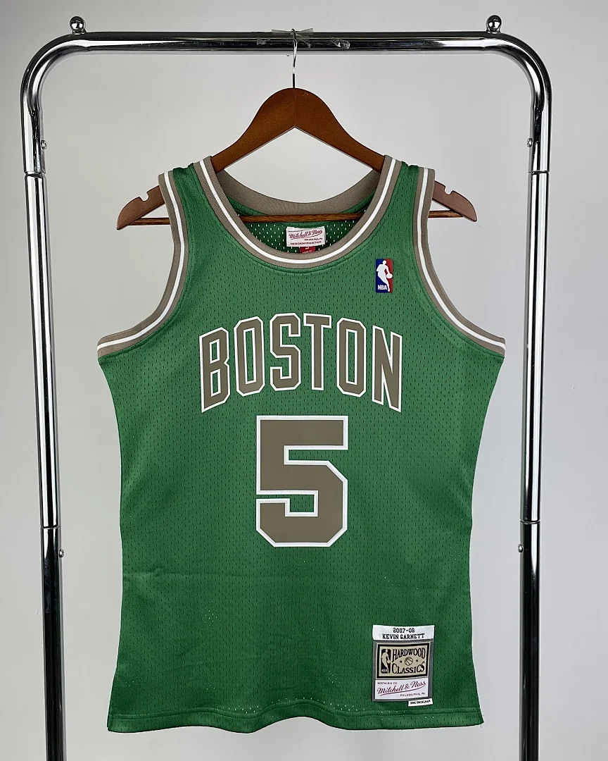 Camisola NBA Boston Celtics Kevin Garnett #5 Retro Mitchell & Ness 07/08