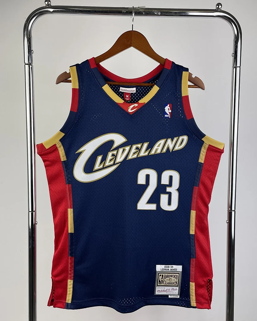 Camisola NBA Cleveland Cavaliers LeBron James #23 Retro Mitchell & Ness 08/09