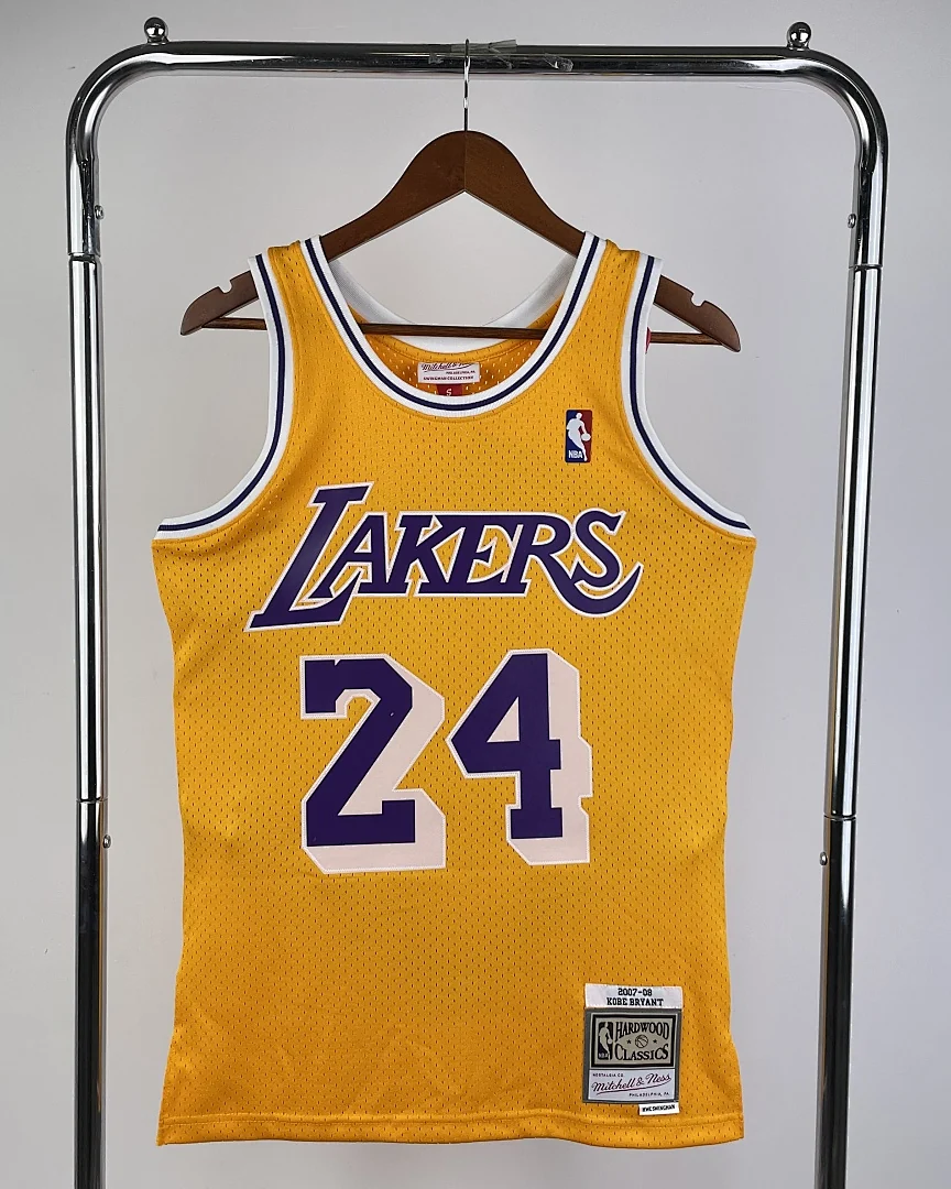 Camisola NBA Los Angeles Lakers Kobe Bryant #24 Retro Mitchell & Ness 07/08