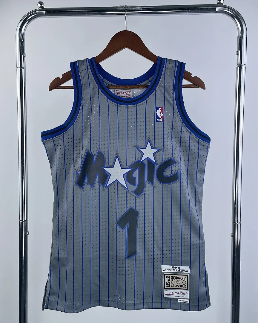 Camisola NBA Orlando Magic Penny Hardaway #1 Retro Mitchell & Ness 1994/95 Cinzenta
