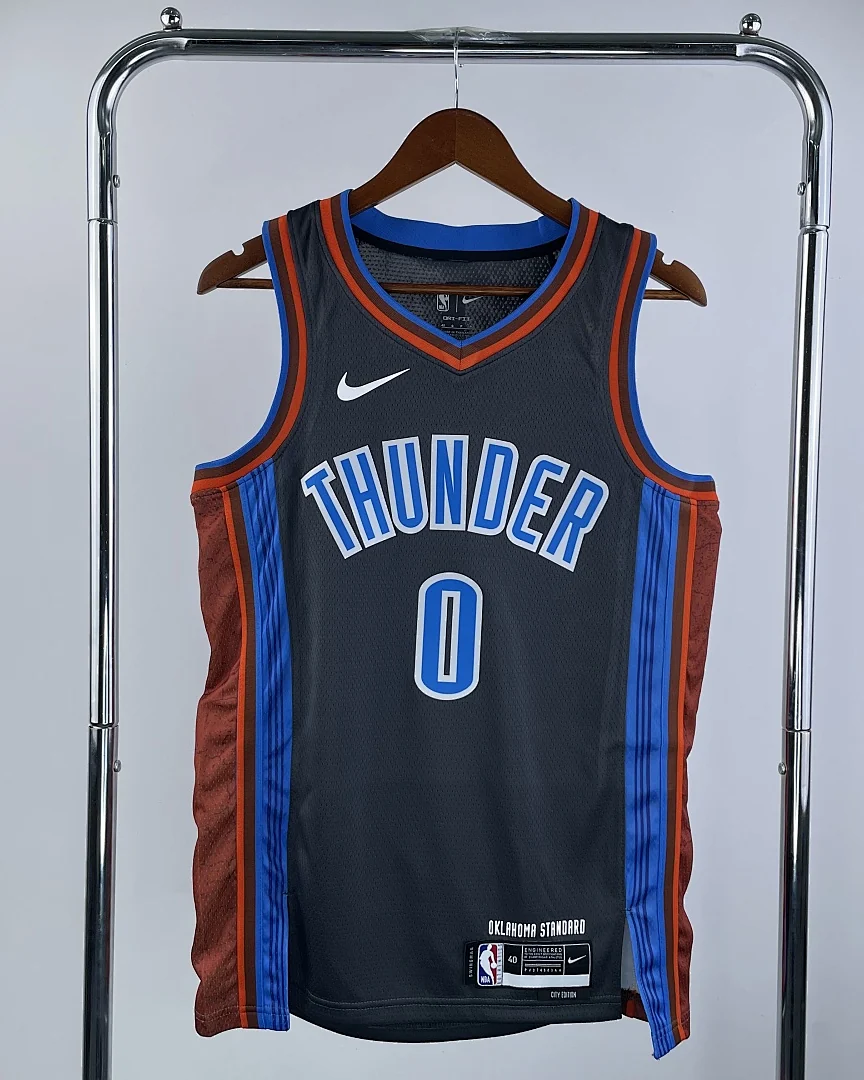 Camisola NBA Oklahoma City Thunder Russell Westbrook #0 Edição Especial 2023