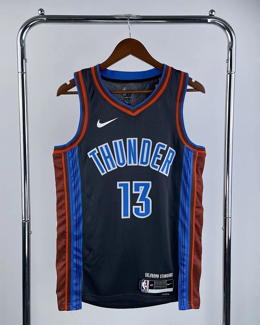 Camisola NBA Oklahoma City Thunder Paul George #13 Edição Especial 2023