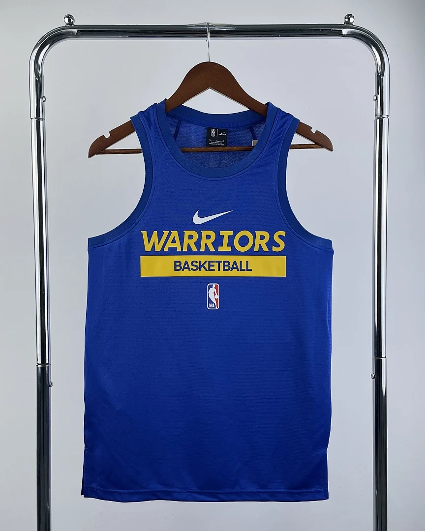 Camisola de Treino sem Mangas NBA Golden State Warriors Azul 2023