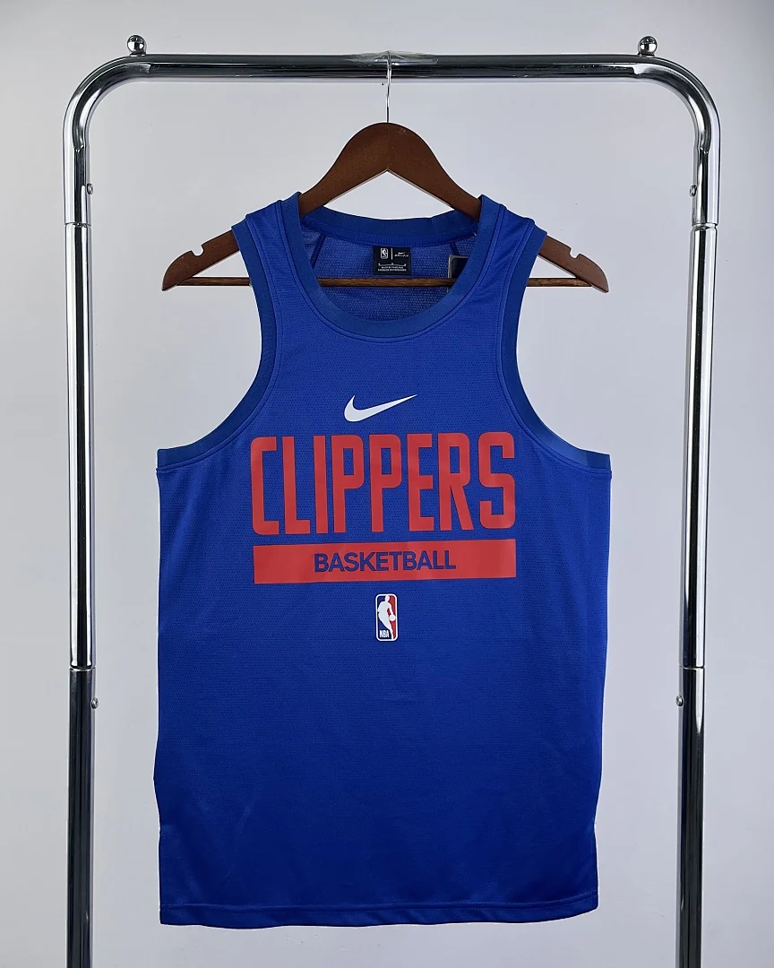 Camisola de Treino sem Mangas NBA Los Angeles Clippers Azul 2023