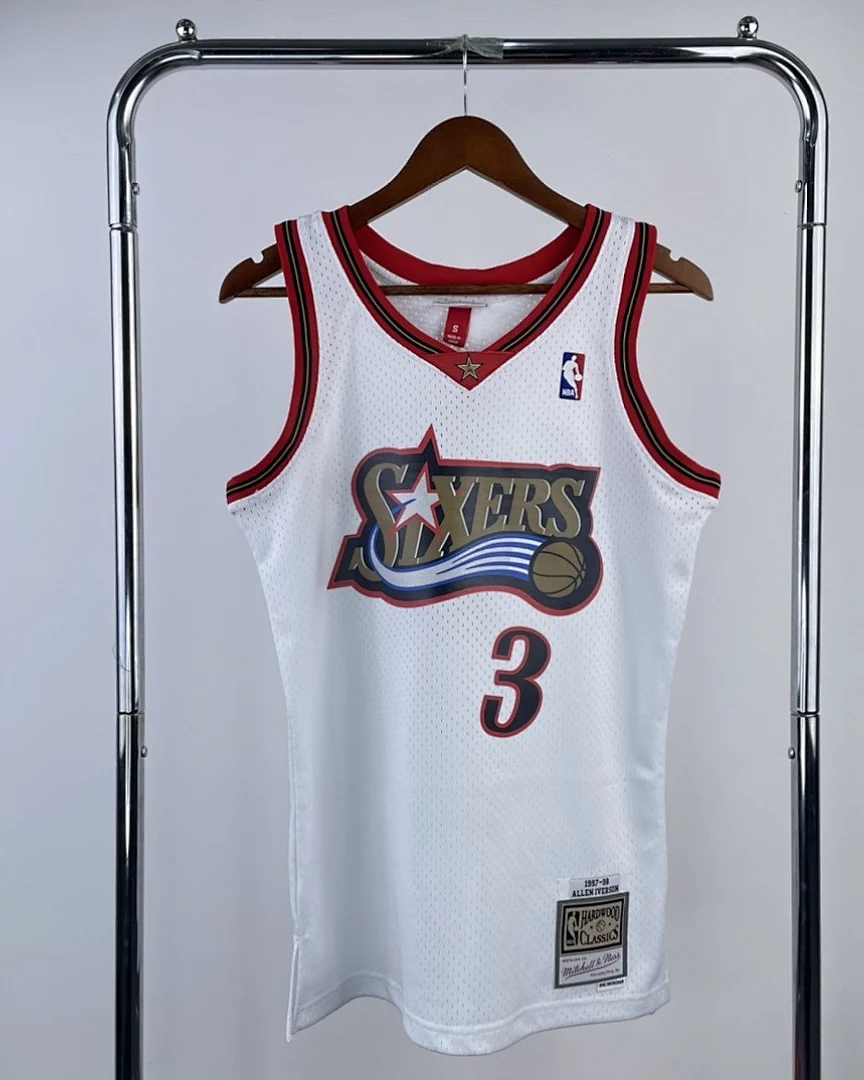 Camisola NBA Philadelphia 76ers Allen Iverson #3 Retro Mitchell & Ness 1998