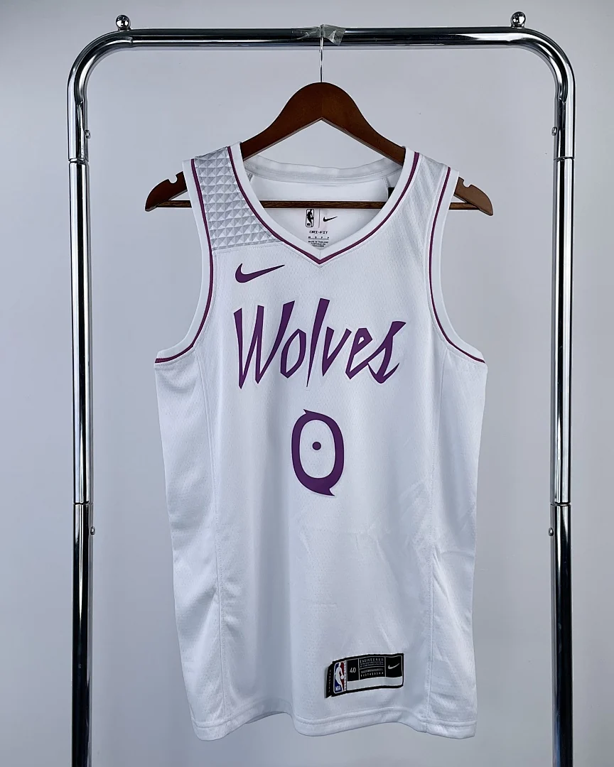 Camisola NBA Minnesota Timberwolves D'Angelo Russell #0 Edição Especial Rosa