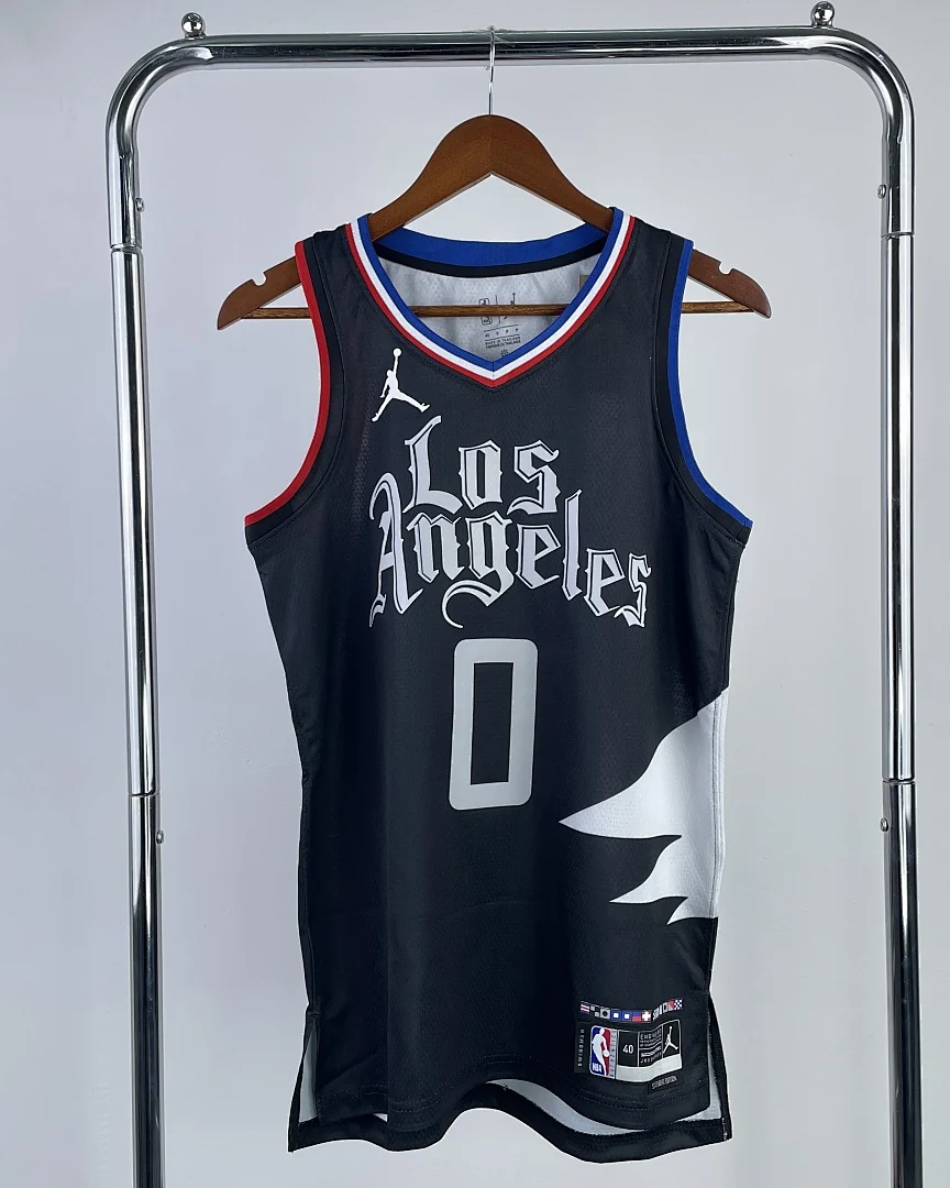 Camisola NBA Los Angeles Clippers Russell Westbrook #0 Jordan 2023