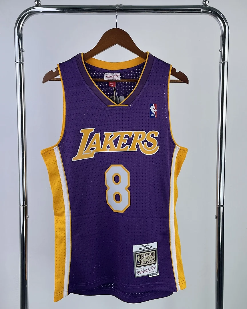 Camisola NBA Los Angeles Lakers Kobe Bryant #8 Retro Mitchell & Ness 2000/01