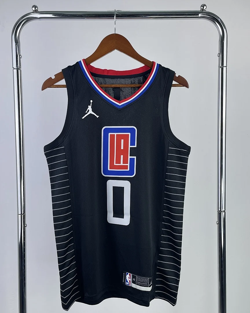 Camisola NBA Los Angeles Clippers Russell Westbrook #0 Jordan