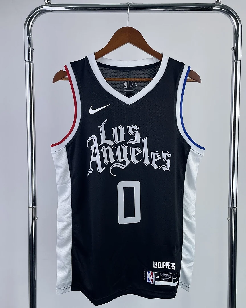 Camisola NBA Los Angeles Clippers Russell Westbrook #0 Latin Nights Preta