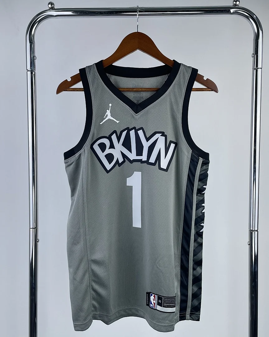 Camisola NBA Brooklyn Nets Mikal Bridges #1 Jordan