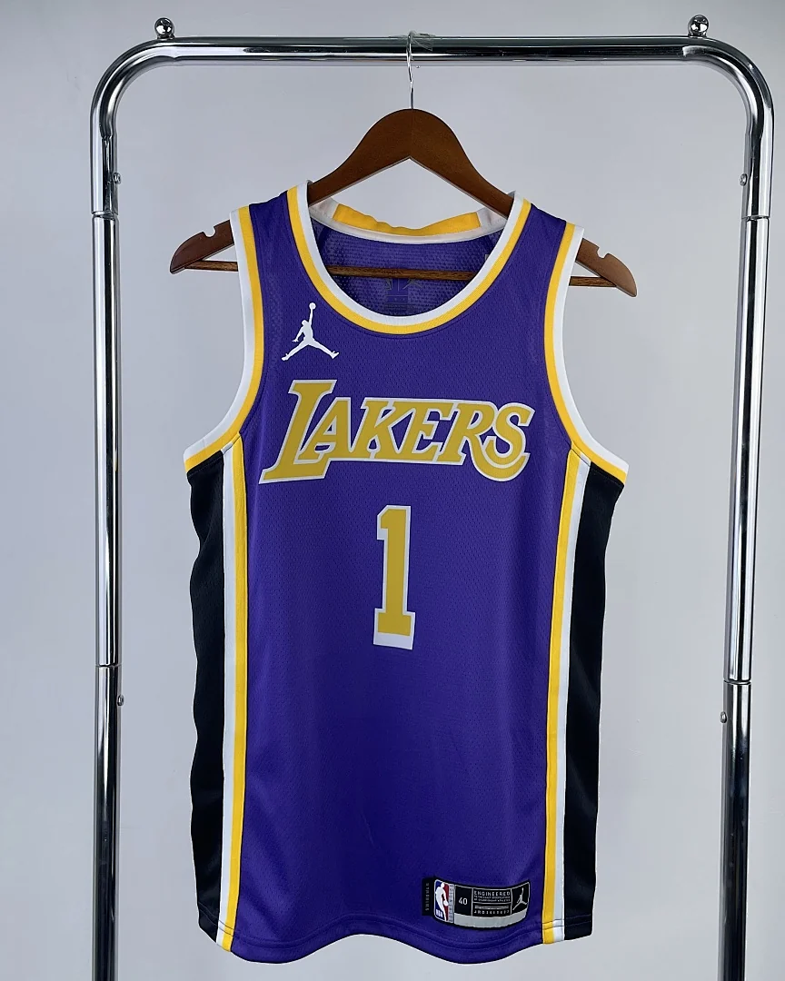 Camisola NBA Los Angeles Lakers D'Angelo Russell #1 Jordan