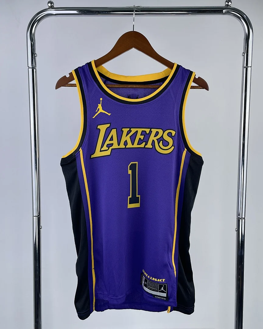 Camisola NBA Los Angeles Lakers D'Angelo Russell #1 Jordan 2023