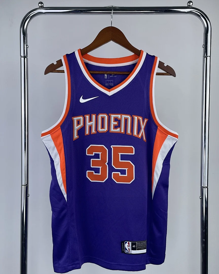 Camisola NBA Phoenix Suns Kevin Durant #35 Roxa