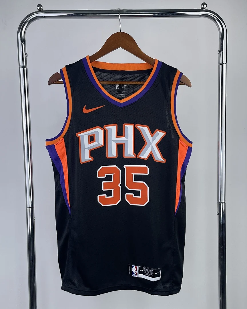 Camisola NBA Phoenix Suns Kevin Durant #35 Preta