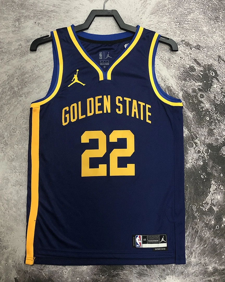 Camisola NBA Golden State Warriors Andrew Wiggins #22 Jordan 2023 · Modelo 2