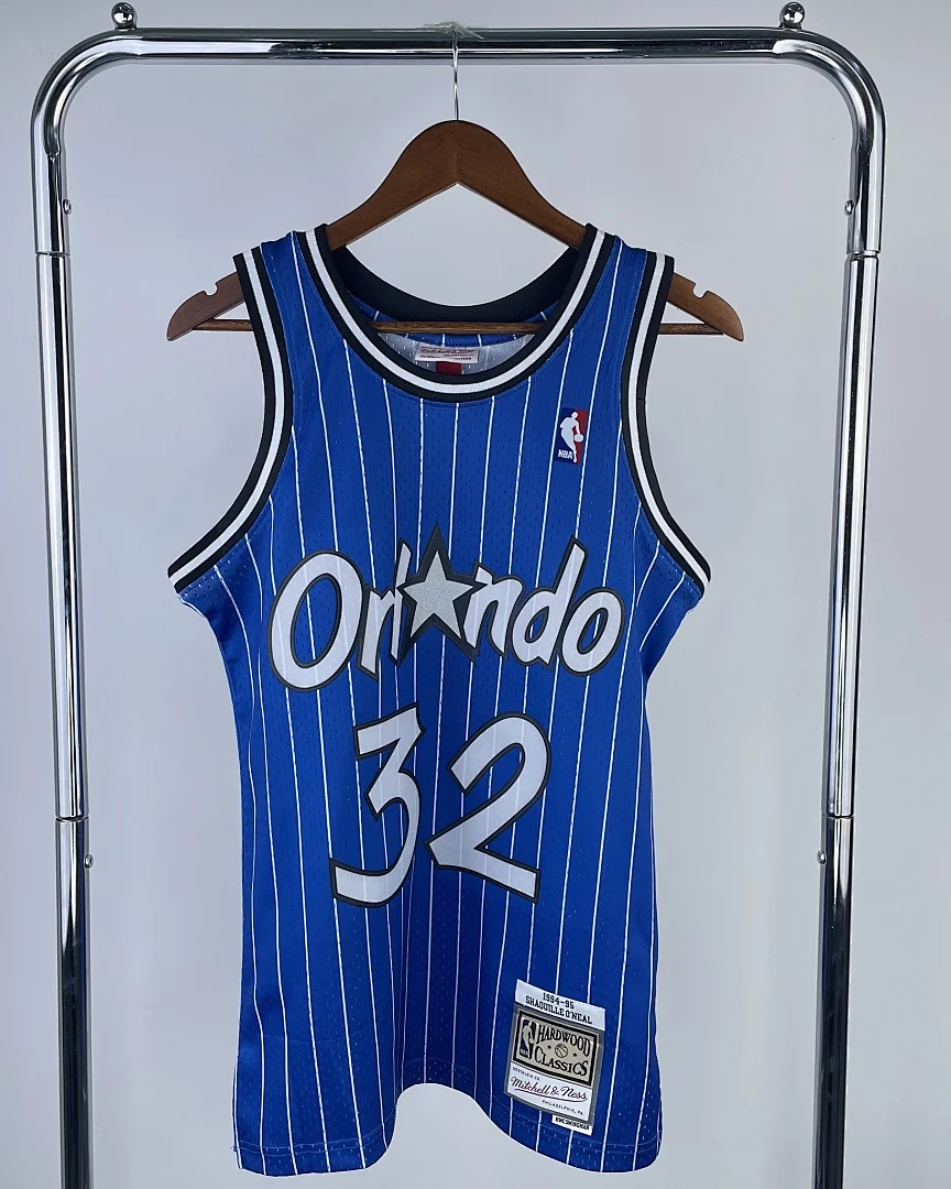 Camisola NBA Orlando Magic Shaquille O'Neal #32 Retro Mitchell & Ness 1994/95 Azul