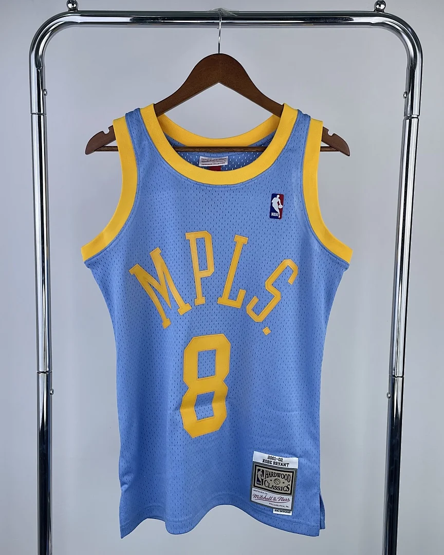 Camisola NBA Los Angeles Lakers Kobe Bryant #8 Retro Mitchell & Ness 2002