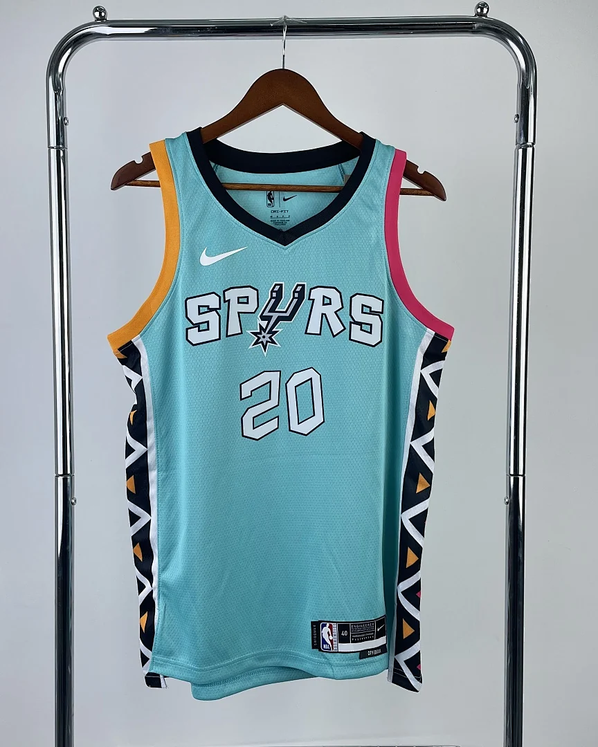 Camisola NBA San Antonio Spurs Manu Ginobili #20 Edição Especial 2023