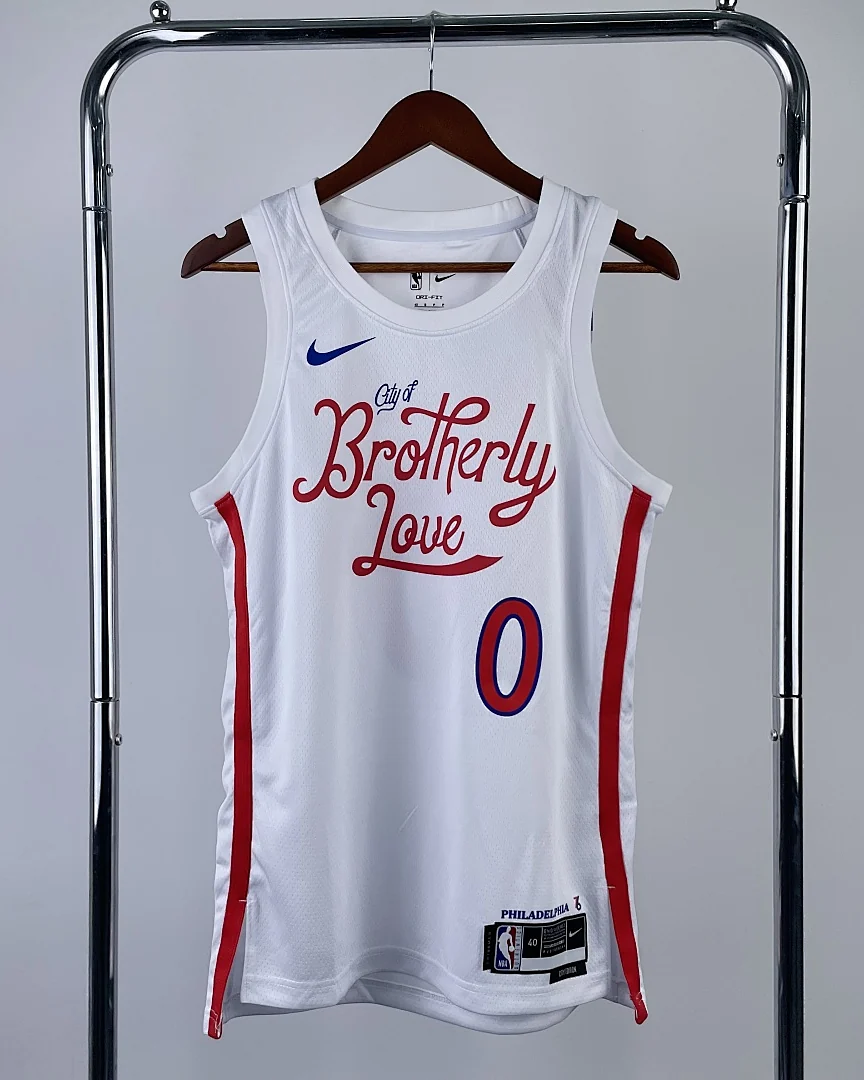 Camisola NBA Philadelphia 76ers Tyrese Maxey #0 Edição Especial 2023
