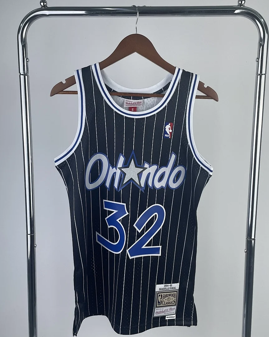 Camisola NBA Orlando Magic Shaquille O'Neal #32 Retro Mitchell & Ness 1994/95 Preta