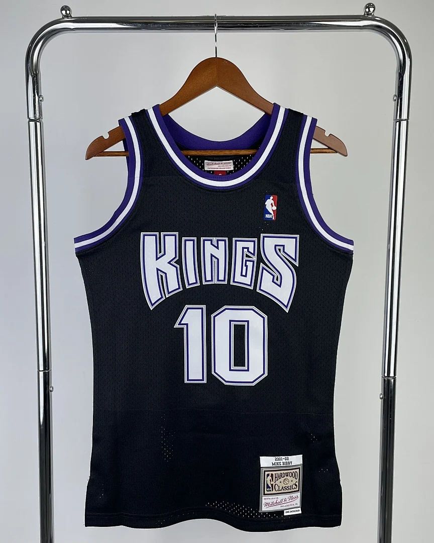 Camisola NBA Sacramento Kings Mike Bibby #10 Retro Mitchell & Ness 2001