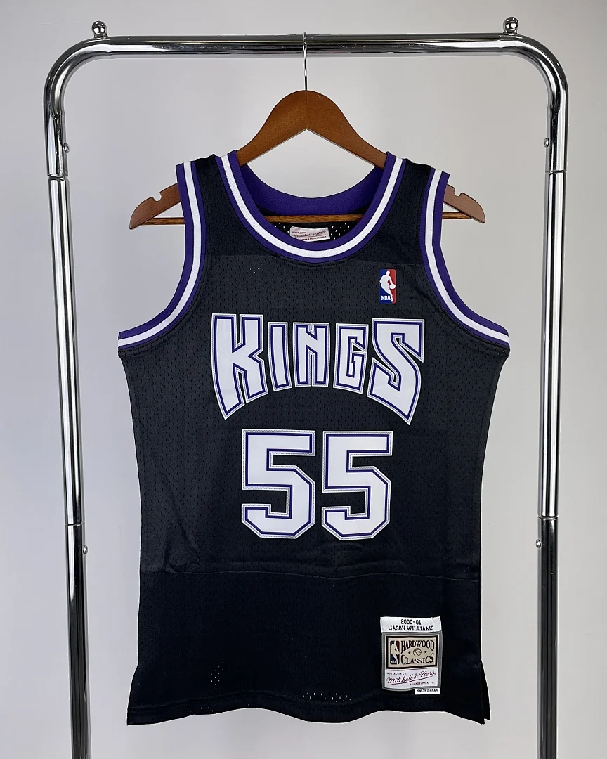 Camisola NBA Sacramento Kings Jason Williams #55 Retro Mitchell & Ness 2001