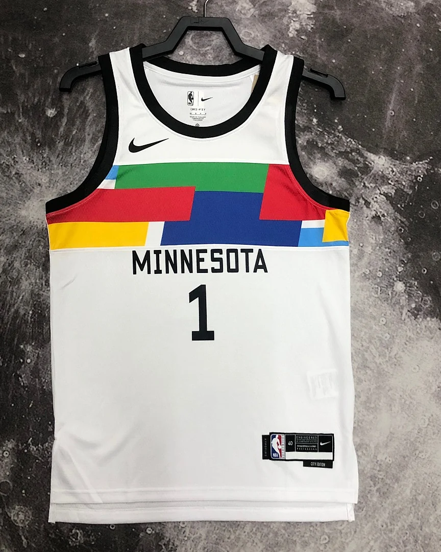Camisola NBA Minnesota Timberwolves Anthony Edwards #1 Edição Especial 2023