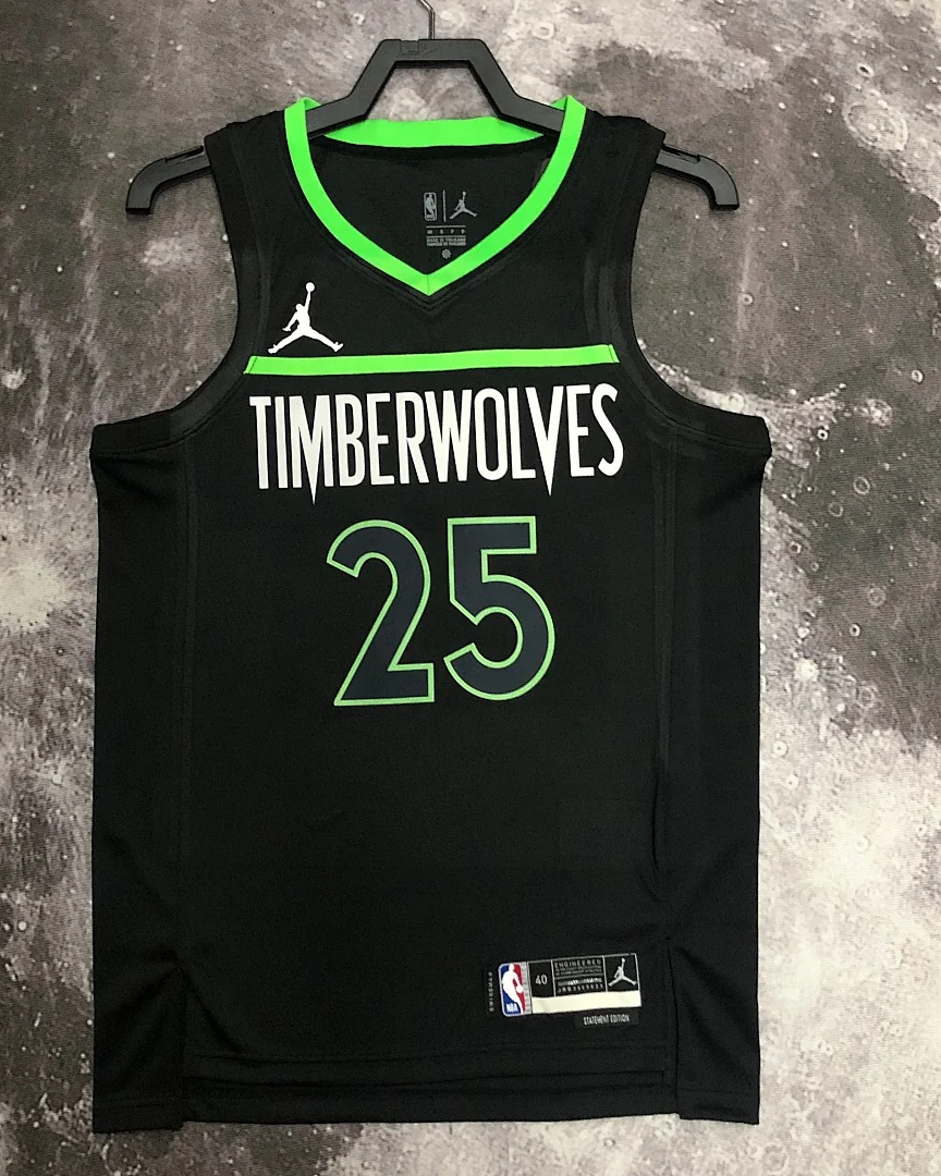 Camisola NBA Minnesota Timberwolves Derrick Rose #25 Jordan 2023